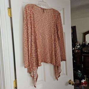 Forever 21 Rust Long Sleeve Top